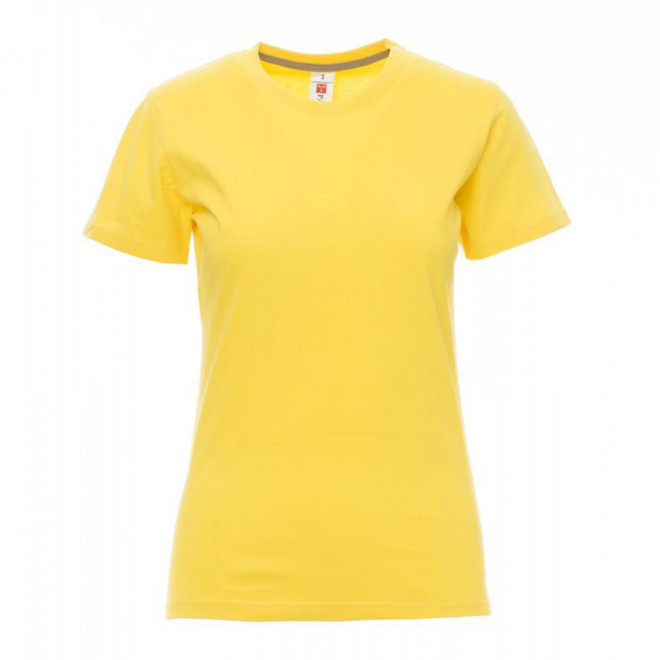 TEE-SHIRT PERSONNALISE FEMME PAYPER® 'SUNRISE' - jaune