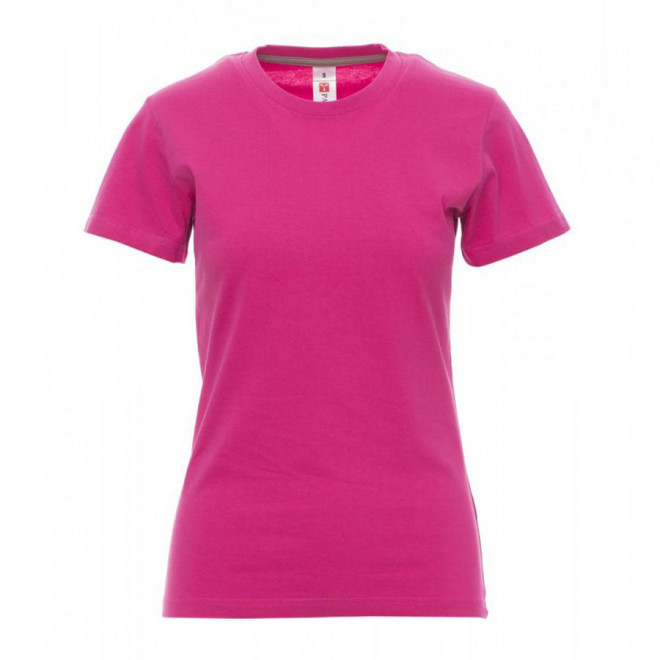 TEE-SHIRT PERSONNALISE FEMME PAYPER® 'SUNRISE' - fuchsia