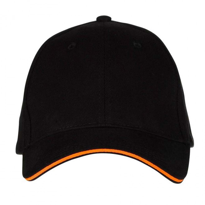CASQUETTE PERSONNALISÉE 'BURT' - black/orange