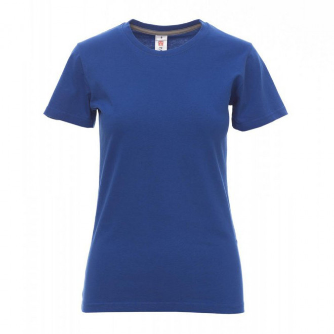 TEE-SHIRT PERSONNALISE FEMME PAYPER® 'SUNRISE' - bleu royal