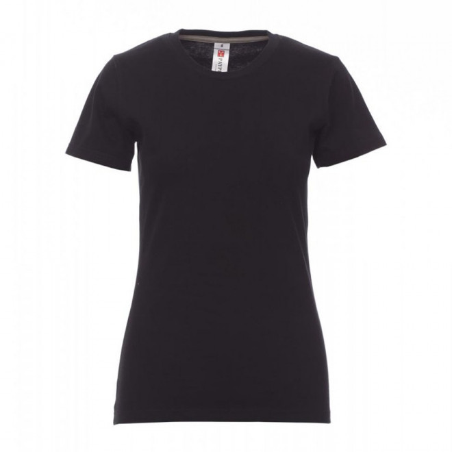 TEE-SHIRT PERSONNALISE FEMME PAYPER® 'SUNRISE' - noir