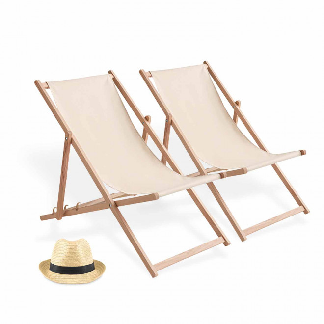 LOT 2 CHILIENNES ET 50 CHAPEAUX PERSONNALISABLE 'HURVOX' - noir