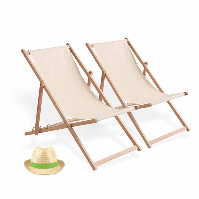 LOT 2 CHILIENNES ET 50 CHAPEAUX PERSONNALISABLE 'HURVOX' - lime