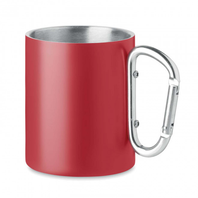 MUG PUBLICITAIRE MOUSQUETON 'MACKENZA' - rouge