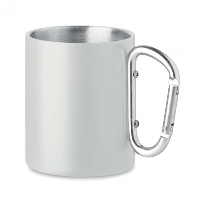 MUG PUBLICITAIRE MOUSQUETON 'MACKENZA' - blanc
