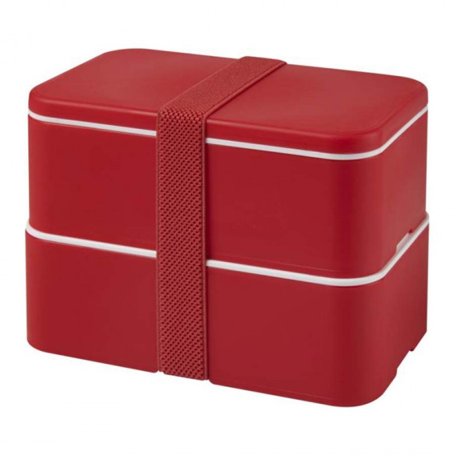 LUNCH BOX PERSONNALISABLE 'STOBO DOUBLE' - rouge