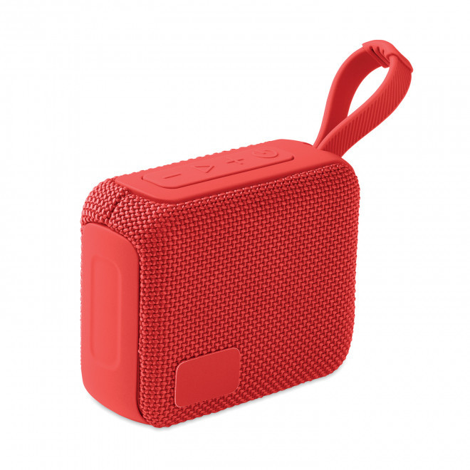 ENCEINTE BLUETOOTH 5W PERSONNALISABLE  'LISTO' - rouge