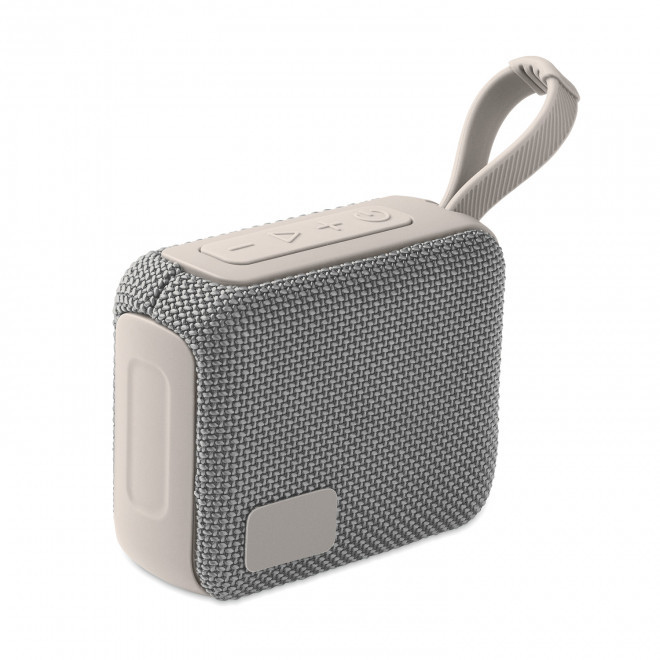 ENCEINTE BLUETOOTH 5W PERSONNALISABLE  'LISTO' - gris