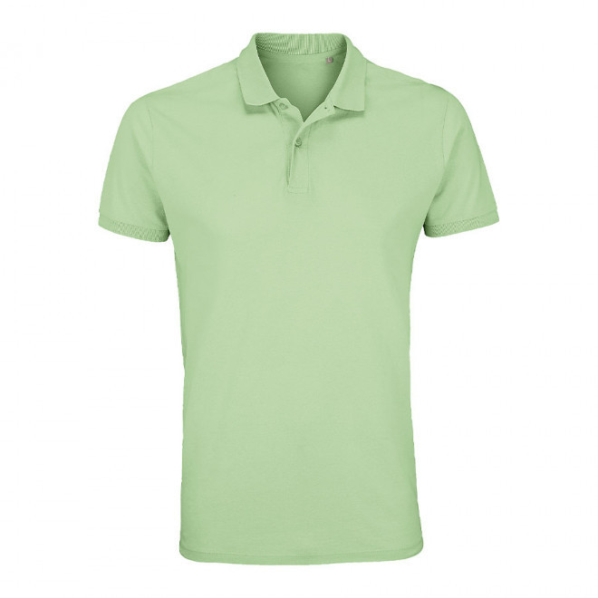 POLO PUBLICITAIRE HOMME 'PLANET' COULEUR 170 GR/M² - vert glace