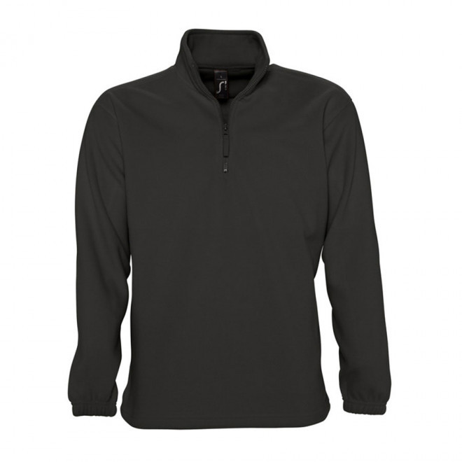 SWEAT-SHIRT PUBLICITAIRE MIXTE POLAIRE 'NESS' 300 GR/M² - noir