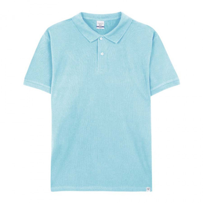 POLO MIXTE PERSONNALISABLE 'TERIM 180 BIO' - bleu