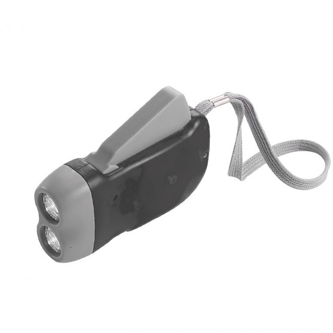 LAMPE DE POCHE PUBLICITAIRE 'DYNAMO' - noir