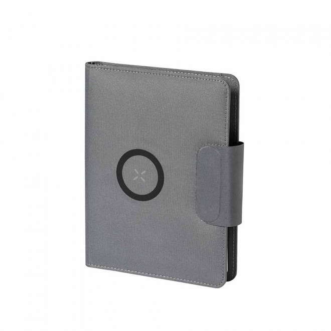 CONFÉRENCIER PERSONNALISÉ A5 BATTERIE DE SECOURS 5000 MAH 'HOLEB' - gris