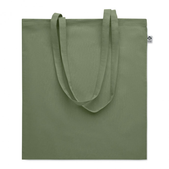 SAC SHOPPING PERSONNALISÉ EN COTON 180 GR 'SUNDO BIO' - vert
