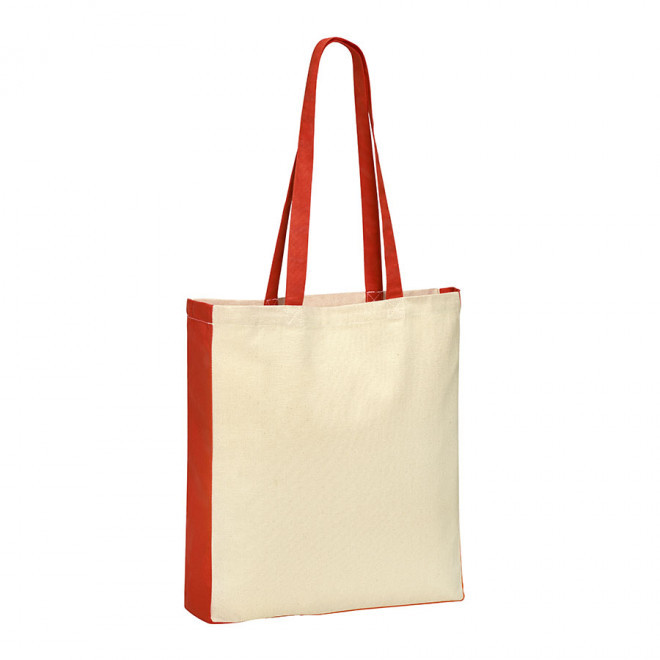 SAC PUBLICITAIRE COTON SOUFFLET 220 GR/M2 'MAXI AURIANA' - rouge