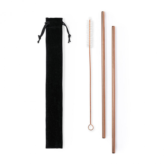 SET PAILLE PERSONNALISABLE 'BUDAL' - or