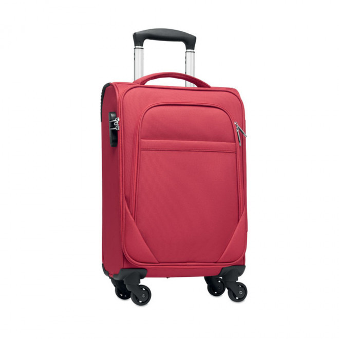VALISE CABINE PUBLICITAIRE RPET 'KARAGO' - rouge