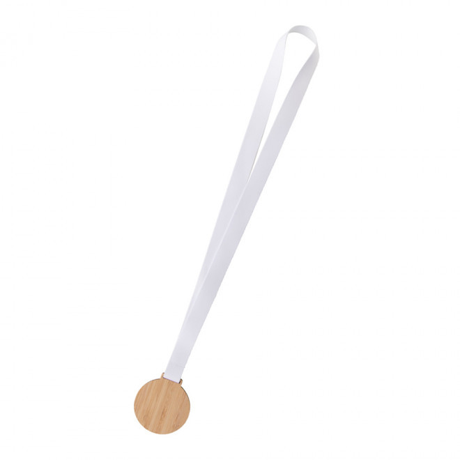 MÉDAILLE EN BOIS PERSONNALISABLE 'BERCA WOOD' - naturel