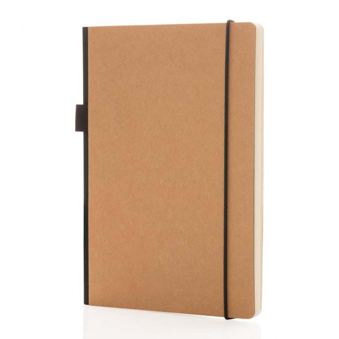 CARNET A5 PERSONNALISABLE AVEC SOUFFLET 'FLODI' - beige