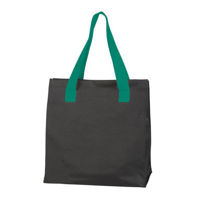 SAC SHOPPING PUBLICITAIRE 'UBLEY' - black/kellygreen