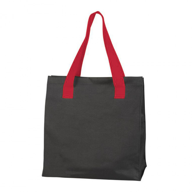 SAC SHOPPING PUBLICITAIRE 'UBLEY' - black/red