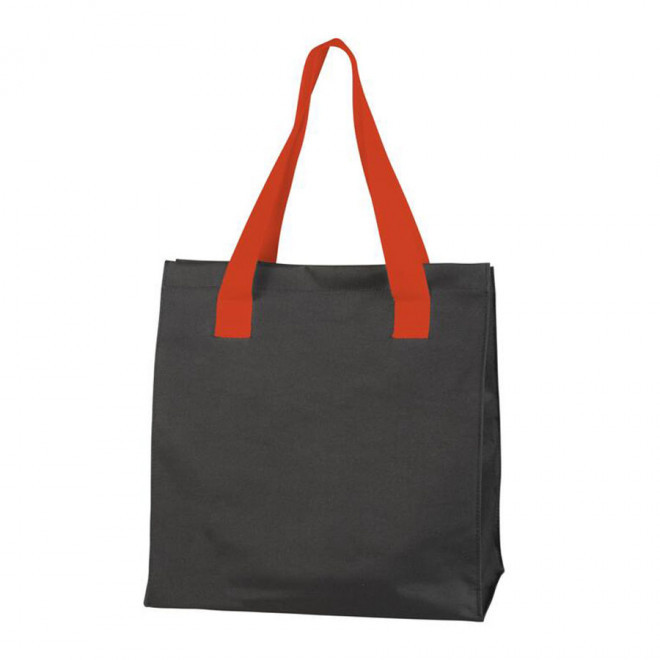 SAC SHOPPING PUBLICITAIRE 'UBLEY' - black/orange