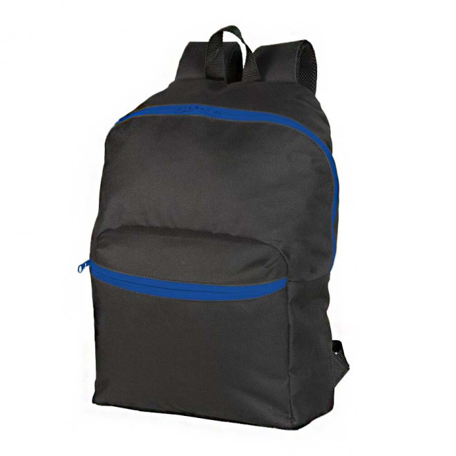 SAC A DOS PERSONNALISABLE 'MARTOCK' - black/royal