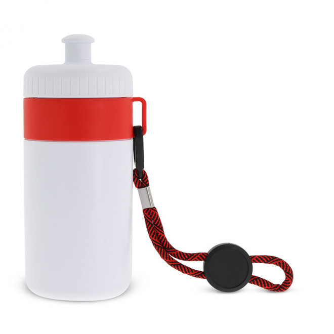 GOURDE DE SPORT PERSONNALISABLE MIX & MATCH 500 ML 'CORDI' - blanc/rouge