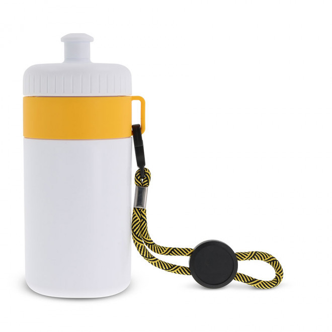 GOURDE DE SPORT PERSONNALISABLE MIX & MATCH 500 ML 'CORDI' - blanc/jaune