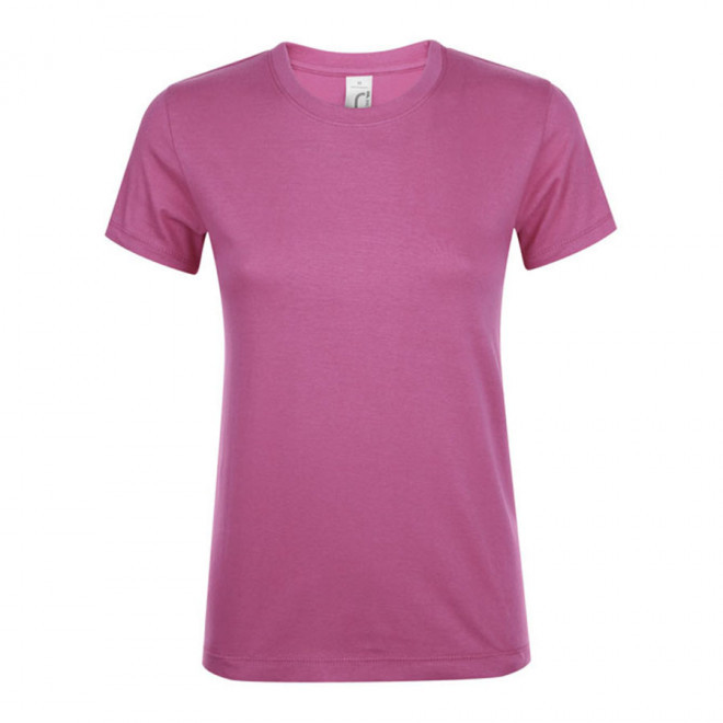 TEE-SHIRT PUBLICITAIRE FEMME 'REGENT' - EXPÉDITION RAPIDE 4J - rose