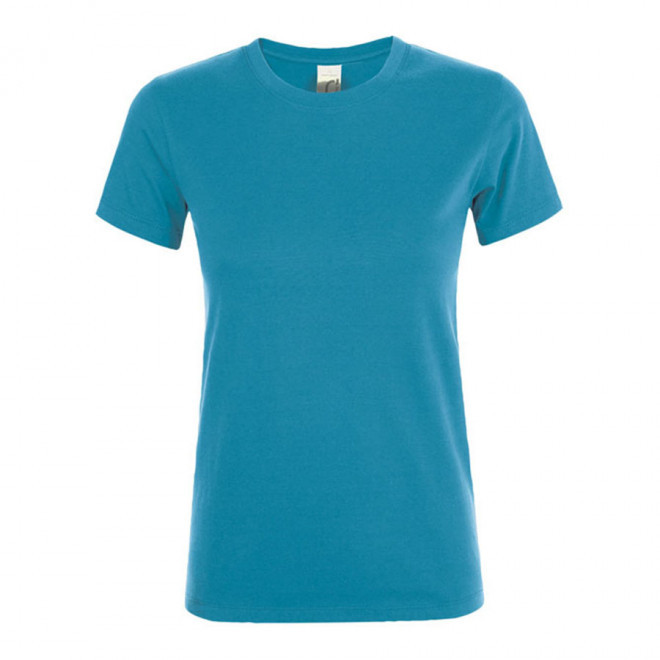 TEE-SHIRT PUBLICITAIRE FEMME 'REGENT' - EXPÉDITION RAPIDE 4J - aqua