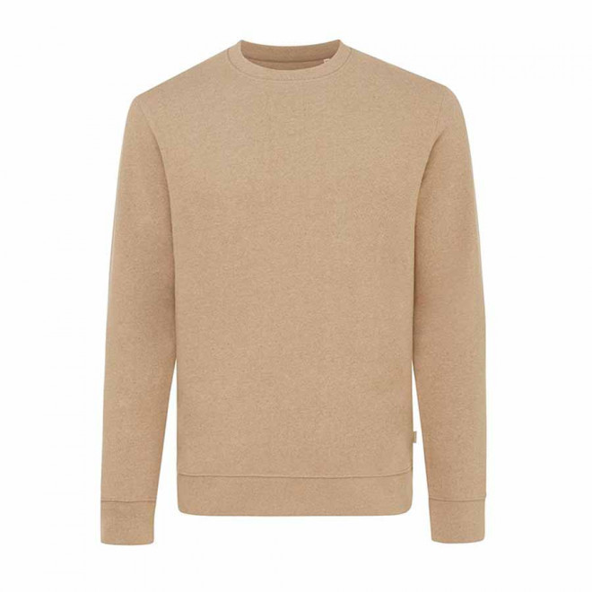 PULL PERSONNALISÉ À COL ROND IQONIQ 'DENALI' - marron