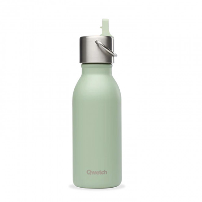 BOUTEILLE ISOTHERME PERSONNALISEE 'ACTIVE KIDS' 350ML - tilleul