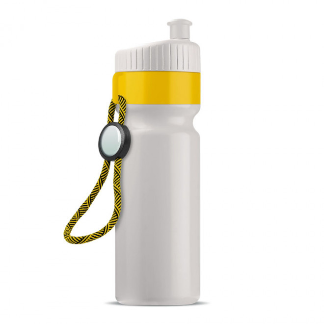 GOURDE DE SPORT PERSONNALISABLE MIX & MATCH 750 ML 'CORDI' - blanc/jaune