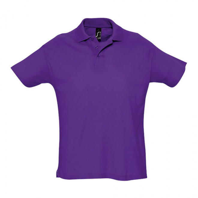 POLO HOMME PUBLICITAIRE 'SUMMER' RAPIDE 4J - violet fonce
