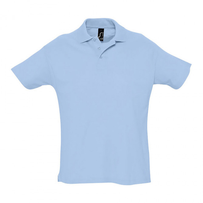 POLO HOMME PUBLICITAIRE 'SUMMER' RAPIDE 4J - ciel
