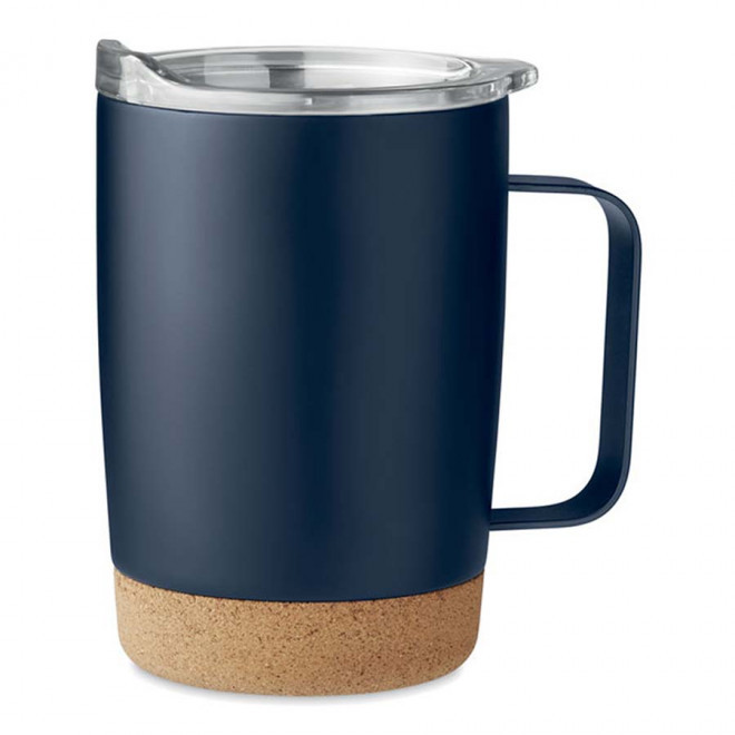 MUG PUBLICITAIRE EN ACIER 'ELVI' - bleu