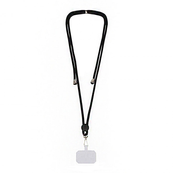 CORDON PUBLICITAIRE TOUR DE COU TELEPHONE 'NURAS' - EXPÉDITION RAPIDE 4 JOURS - blanc