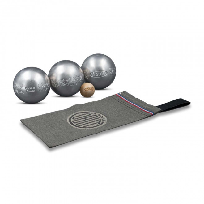 TRIPLETTE DE PETANQUE PERSONNALISABLE 'METAHK' - tatou