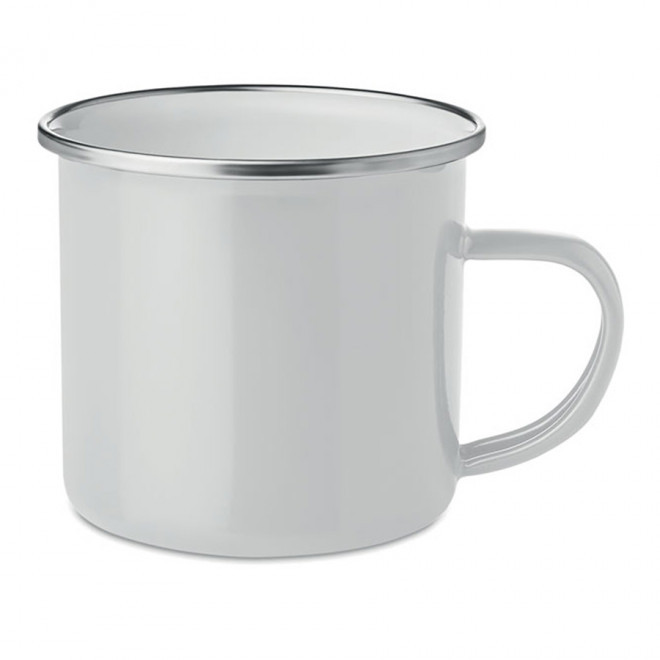 MUG PERSONNALISABLE 350ML 'RANIA SUBLI' - blanc