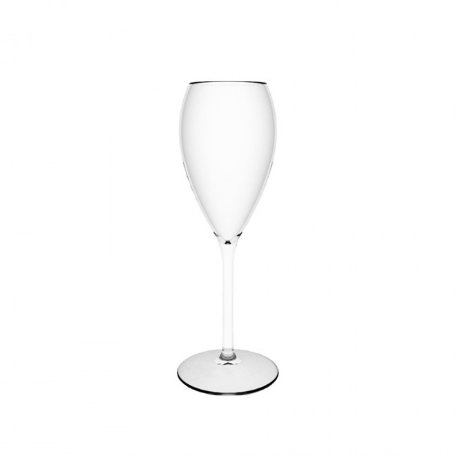 FLUTE PERSONNALISABLE EN TRITAN® 'VERIDA CHAMPAGNE' - transparent