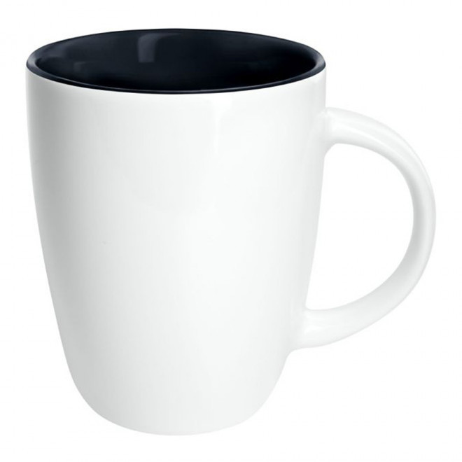 MUG EN PORCELAINE PERSONNALISABLE 250 ML 'COLBA' - noir