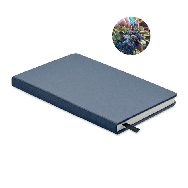 CARNET A5 AVEC GRAINES PERSONNALISABLE 'FERROL' - bleu marine