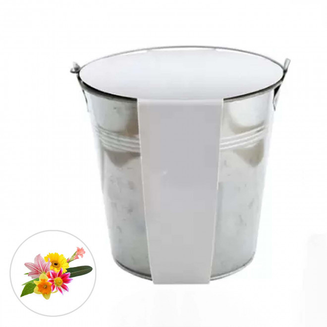 KIT PLANTATION POT ZINC MIF 13ø 'PLANTOU' - mélange de fleurs