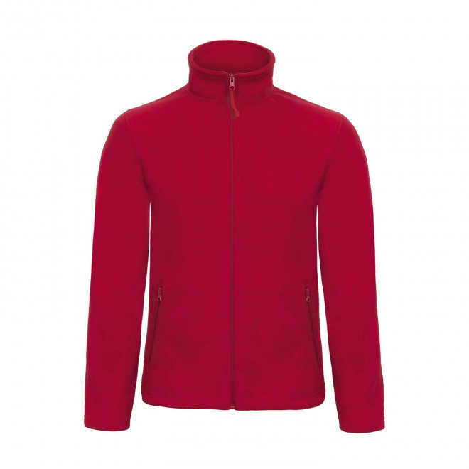 VESTE POLAIRE HOMME PERSONNALISABLE 'FLORI' - rouge