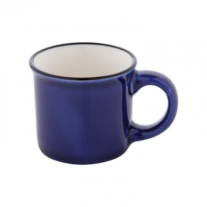 TASSE EXPRESSO 90ML PERSONNALISABLE 'RONSIO MINI' - bleu foncé