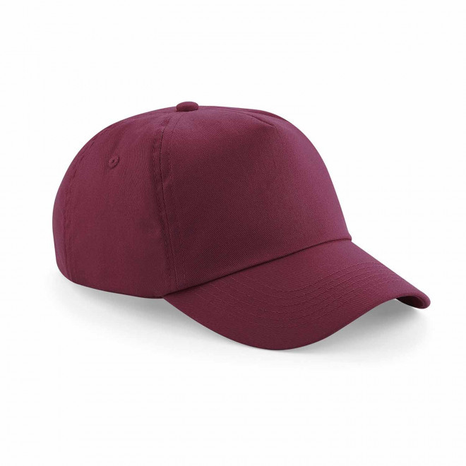 CASQUETTE 5 PANS PERSONNALISABLE 'JITTA' - bordeaux