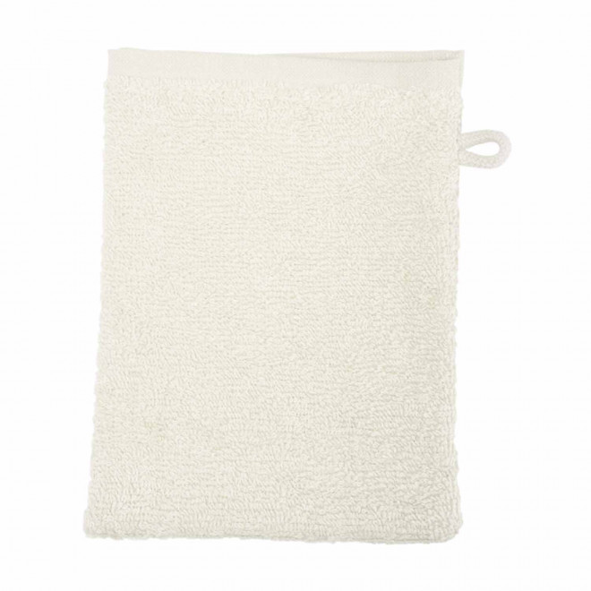 GANT DE TOILETTE EN COTON PERSONNALISABLE 'PITOU' - crème