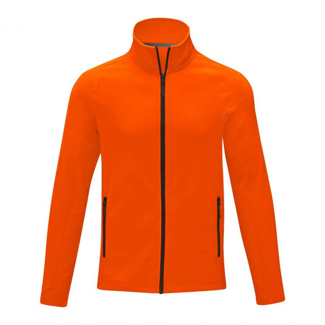 VESTE POLAIRE PERSONNALISABLE HOMME 'ZELIA' RAPIDE 4J - orange