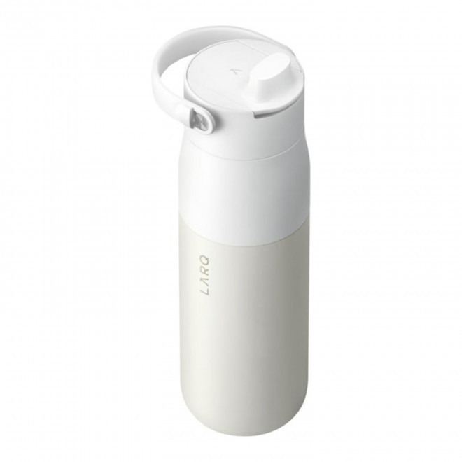 BOUTEILLE ISOTHERME 680ML PERSONNALISABLE 'LARQ SWIG TOP' - blanc